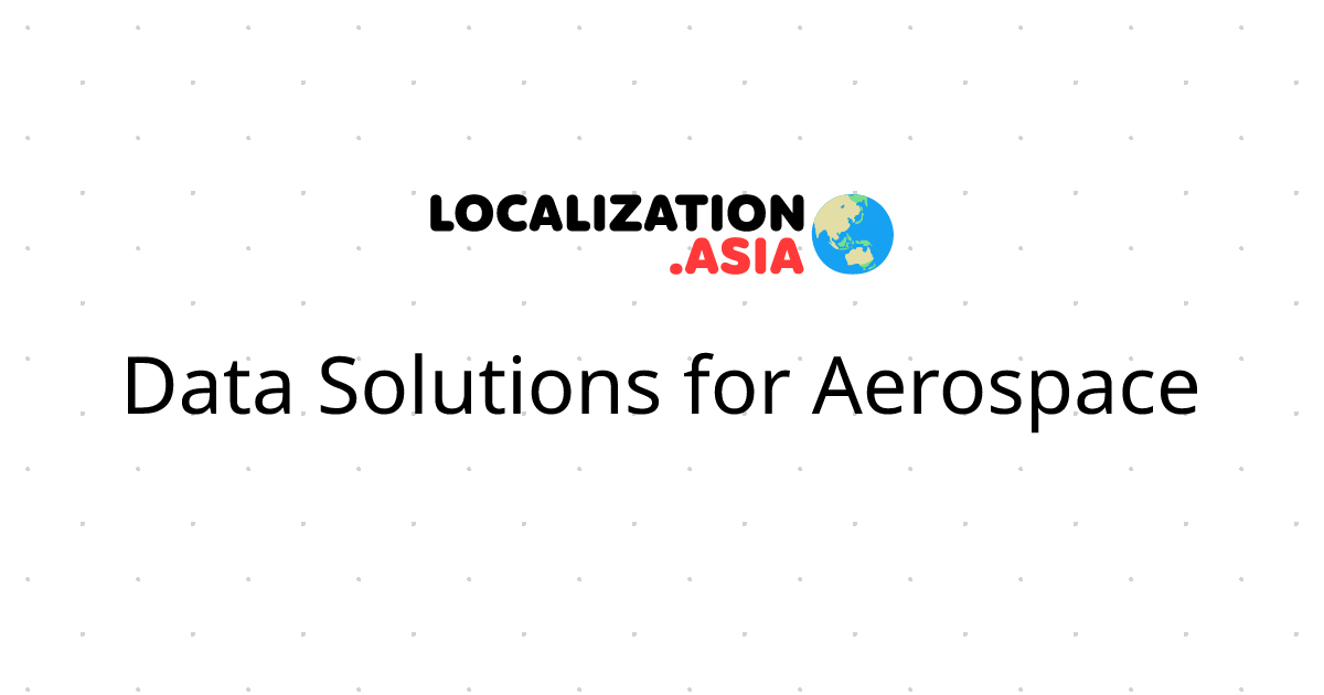 Data Solutions for Aerospace