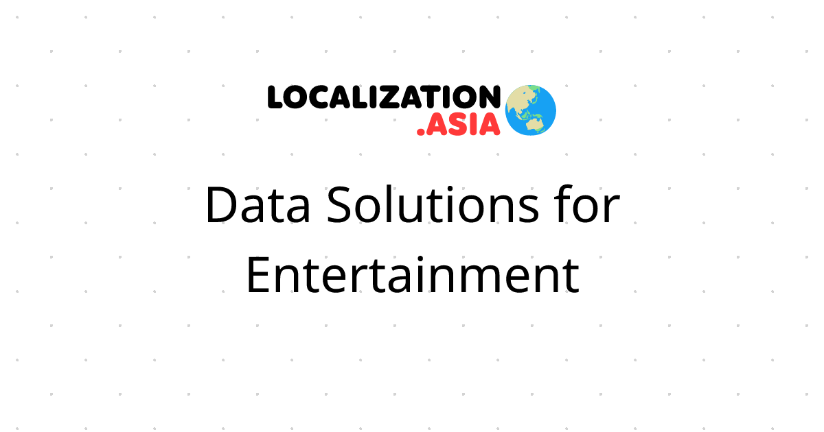 Data Solutions for Entertainment