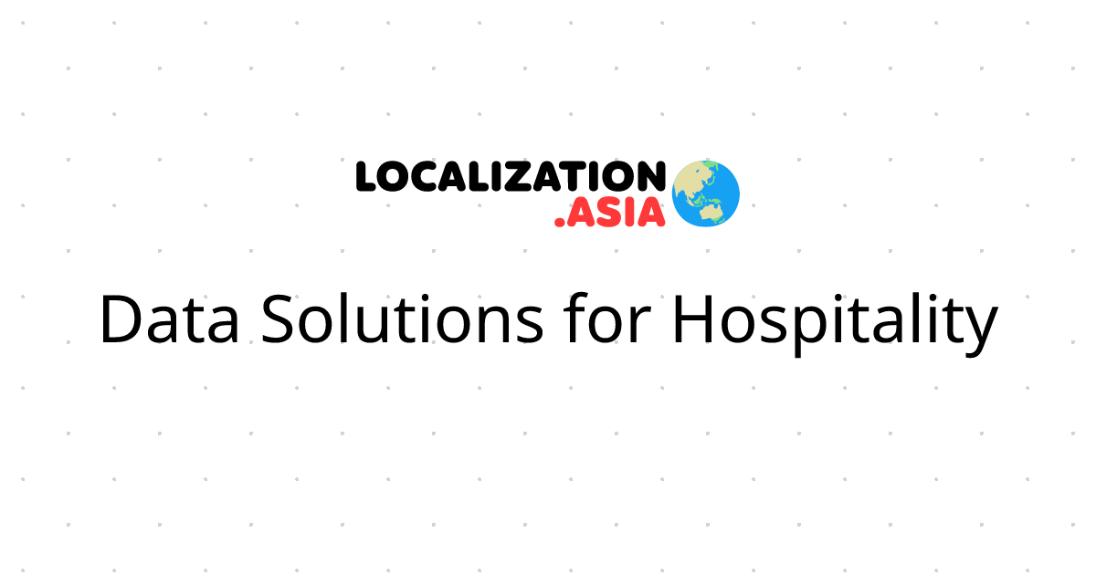 Data Solutions for Hospitality