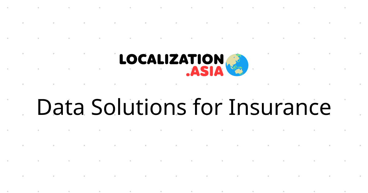 Data Solutions for Insurance