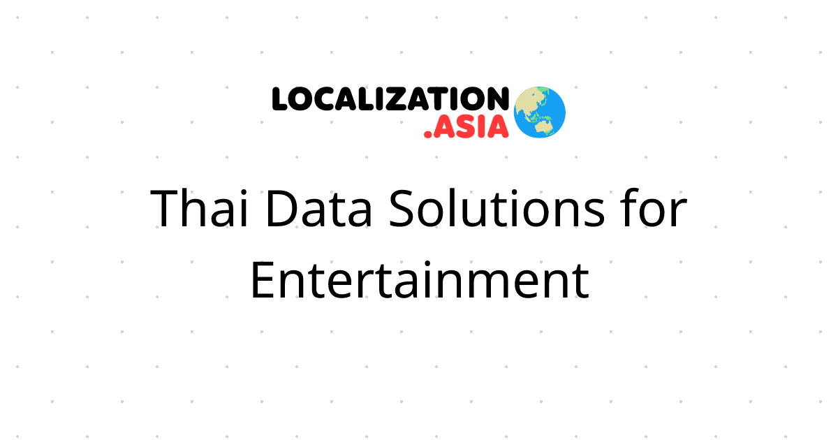 Thai Data Solutions for Entertainment