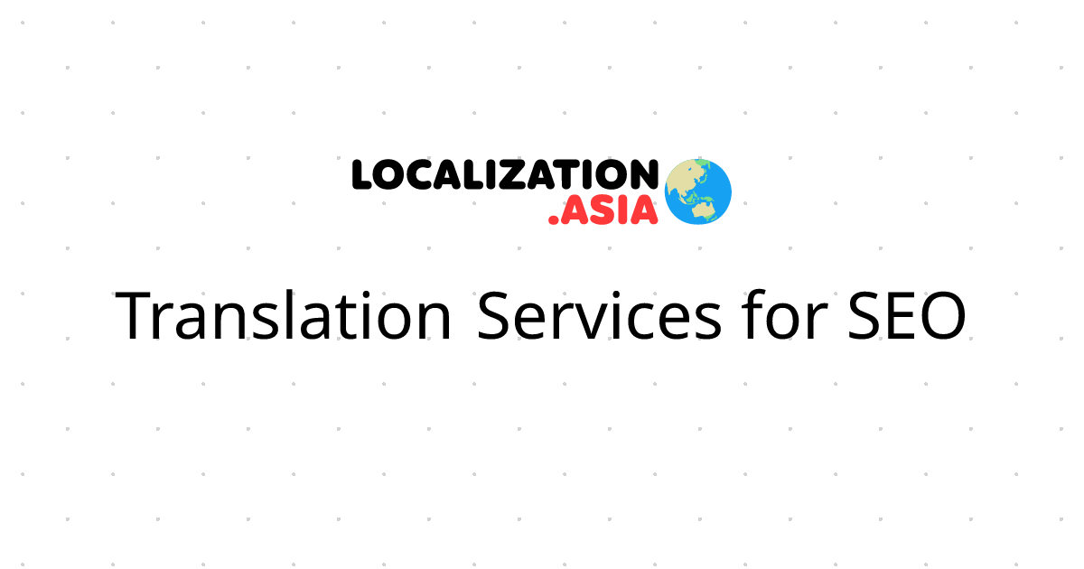 Translation Services for SEO