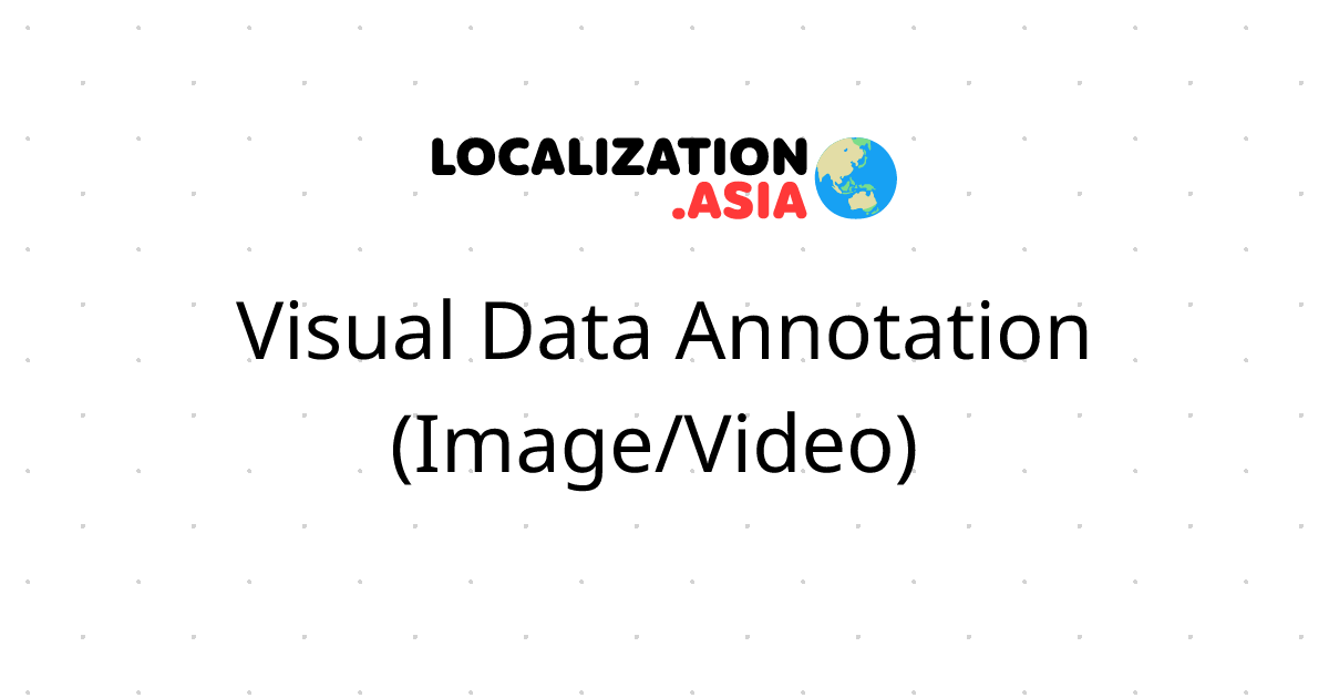 Visual Data Annotation (Image/Video) 